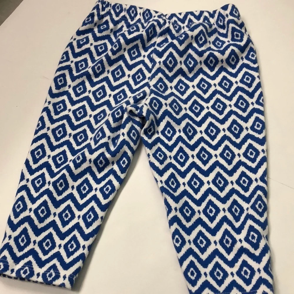 3/$25.00 CARTERS BLUE & WHITE LEGGINGS